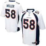 Mens Denver Broncos Von Miller White Game Jersey