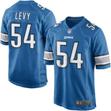 Mens Detroit Lions DeAndre Levy Light Blue Game Jersey