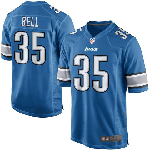 Mens Detroit Lions Joique Bell Light Blue Game Jersey