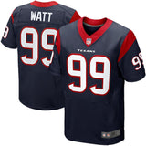 Mens Houston Texans JJ Watt  Navy Blue Elite Jersey