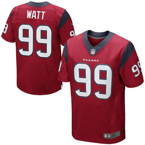 Mens Houston Texans JJ Watt Red Elite Jersey