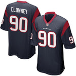 Mens Houston Texans Jadeveon Clowney Navy Blue Game Jersey