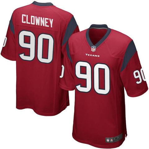 Mens Houston Texans Jadeveon Clowney  Red Alternate Game Jersey