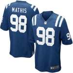 Mens Indianapolis Colts Robert Mathis Royal Blue Game Jersey