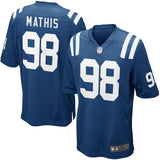 Mens Indianapolis Colts Robert Mathis Royal Blue Game Jersey