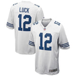 Mens Indianapolis Colts andrew luck White Alternate Game Jersey
