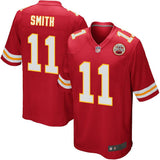 Mens Kansas City Chiefs Alex Smith Red Game Jersey