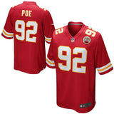 Mens Kansas City Chiefs Dontari Poe Red Game Jersey