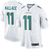 Mens Miami Dolphins Mike Wallace White Game Jersey