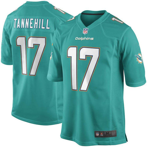 Mens Miami Dolphins Ryan Tannehill Aqua Game Jersey