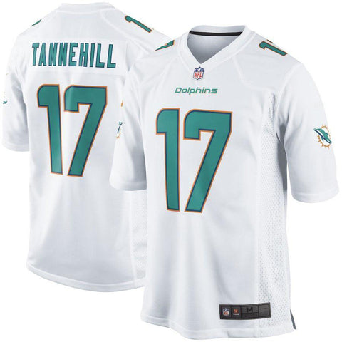 Mens Miami Dolphins Ryan Tannehill White Game Jersey