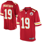 Mens Joe Montana Red Kansas City Chiefs Retired Player Limited Jersey