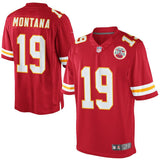 Mens Joe Montana Red Kansas City Chiefs Retired Player Limited Jersey