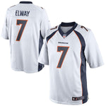 Mens John Elway White Denver Broncos Retired Player Limited Jersey