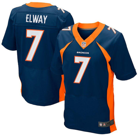John Elway Denver Broncos Retired Elite Jersey - Navy Blue