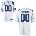 Men's Indianapolis Colts Customized Game White Jersey