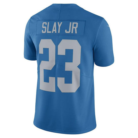 Men's Detroit Lions Darius Slay Jr Blue 2017 Throwback Vapor Untouchable Limited Player Jersey