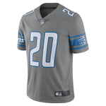 Men's Detroit Lions Barry Sanders Steel Vapor Untouchable Color Rush Limited Player Jersey