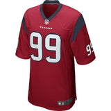 Mens Houston Texans JJ Watt Red Alternate Game Jersey