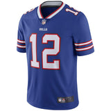 Men's Buffalo Bills Jim Kelly Royal Retired Player Vapor Untouchable Limited Throwback Jersey