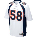 Mens Denver Broncos Von Miller White Game Jersey