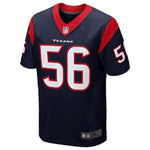 Mens Houston Texans Brian Cushing  Navy Blue Elite Jersey