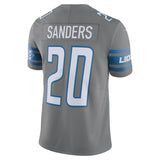 Men's Detroit Lions Barry Sanders Steel Vapor Untouchable Color Rush Limited Player Jersey