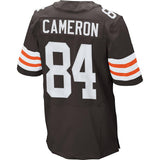 Men's Cleveland Browns Historic Logo Jordan Cameron Brown Elite Jersey