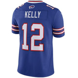 Men's Buffalo Bills Jim Kelly Royal Retired Player Vapor Untouchable Limited Throwback Jersey