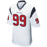 Mens Houston Texans JJ Watt White Game Jersey