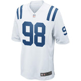 Mens Indianapolis Colts Robert Mathis  White Game Jersey