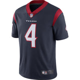 Men's Houston Texans Deshaun Watson  Navy Vapor Untouchable Limited Jersey