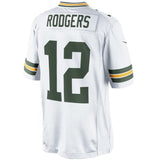 Men's Green Bay Packers Aaron Rodgers White Limited Jersey