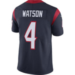 Men's Houston Texans Deshaun Watson  Navy Vapor Untouchable Limited Jersey