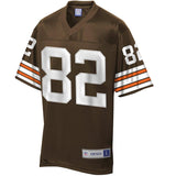 Men's NFL Pro Line Cleveland Browns Historic Logo Ozzie Newsome Retired Player Jersey