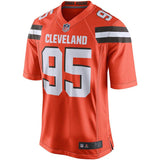 Men's Cleveland Browns Myles Garrett Orange Alternate Game Jersey