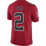 Men's Atlanta Falcons Matt Ryan Red Vapor Untouchable Color Rush Limited Player Jersey