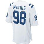 Mens Indianapolis Colts Robert Mathis White Game Jersey