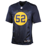 Mens Green Bay Packers Clay Matthews  Navy Blue Elite Jersey