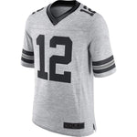 Men's Green Bay Packers Aaron Rodgers Gray Gridiron Gray II Limited Jersey