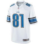 Men's Detroit Lions Calvin Johnson White Limited Jersey