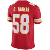 Men's Kansas City Chiefs Derrick Thomas Red Retired Player Vapor Untouchable Limited Throwback Jersey