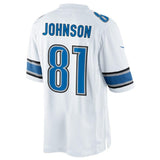 Men's Detroit Lions Calvin Johnson White Limited Jersey