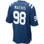 Mens Indianapolis Colts Robert Mathis Royal Blue Game Jersey