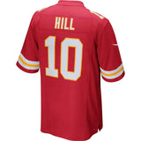 Men's Kansas City Chiefs Tyreek Hill Red Game Jersey