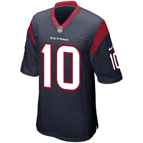 Mens Houston Texans DeAndre Hopkins  Navy Blue Game Jersey