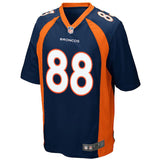 Mens Denver Broncos Demaryius Thomas  Navy Blue Game Jersey