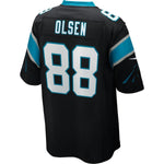 Mens Carolina Panthers Greg Olsen Black Game Jersey