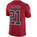 Men's Atlanta Falcons Deion Sanders  Red Color Rush Vapor Untouchable Retired Player Limited Jersey