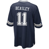 Men's Dallas Cowboys Cole Beasley Navy Game Jersey